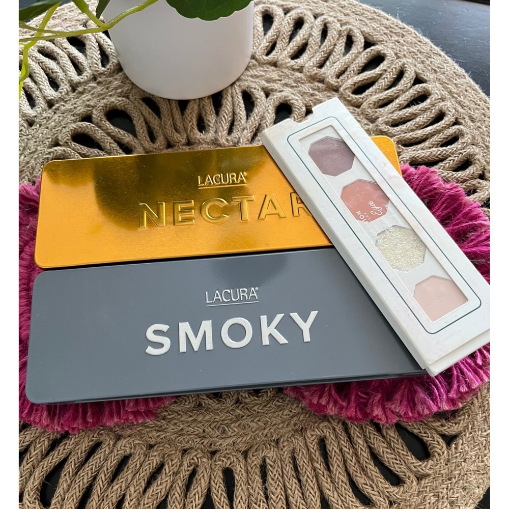 Lacura Nectar Smoky Eyeshadow Palettes and Profusion Festive Eyes Bundle 3pc